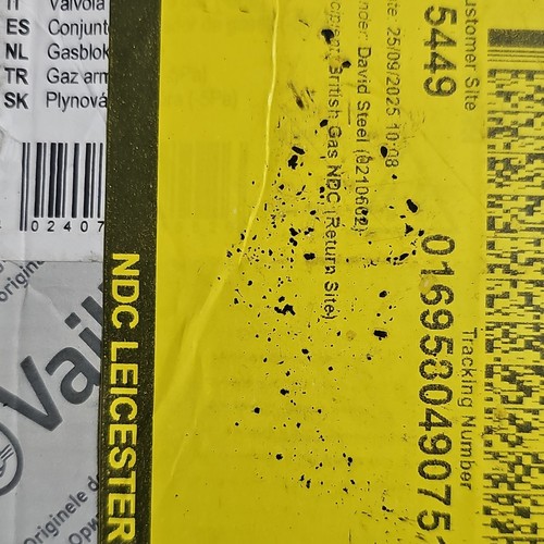 Vaillant gas valve 0020195458 - gas,