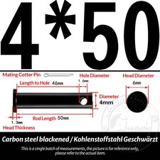 Clevis Pin Blackened Carbon