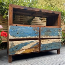 Balinese Rustic Reclaimed Boat