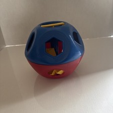 Vintage Tupperware Shape Ball Toy Tuppertoy Shape Sorter