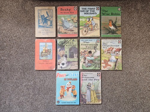 Vintage retro ladybird books - vintage,
