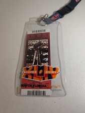 Official Vintage 2010 Superbowl Ticket And Official Lanyard