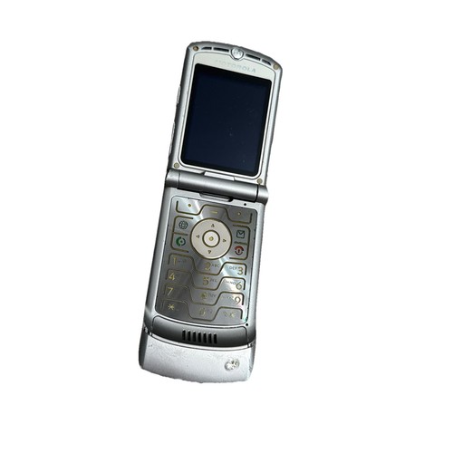 Motorola razr silver flip - motorola,