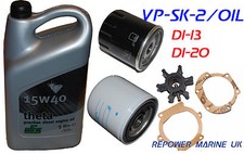 Service Kit & OIl for Volvo Penta D1-13, D1-20, MD2010, MD2020 replaces 21189380