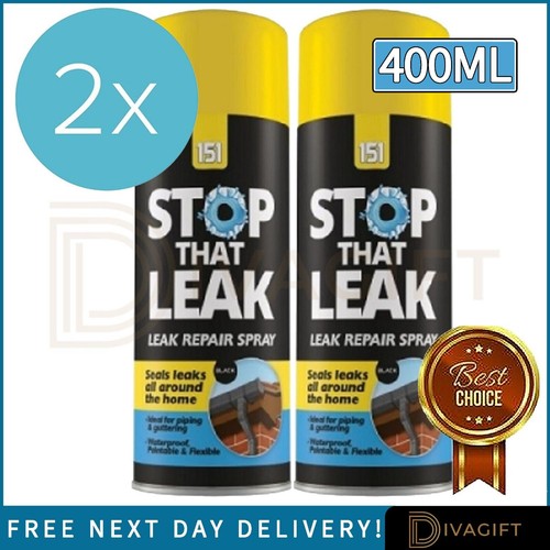 Black leak repair spray - x,