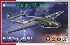 Special Hobby 1/72 DH.100 Vampire FB.Mk.9 'Tropicalised Fighter-Bomber'