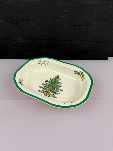 Spode christmas tree rectangle - christmas,