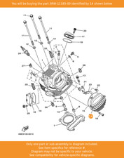 YAMAHA Cover, Cylinder Head