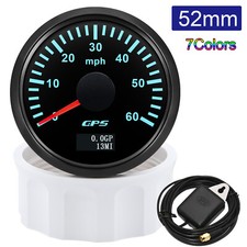 52mm Black GPS Speedometer
