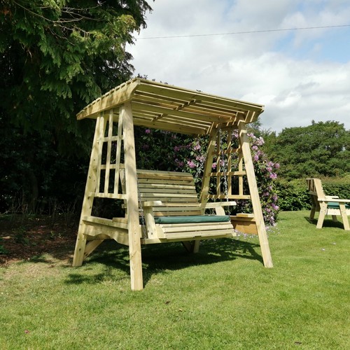 Garden swing seat wooden - swing,