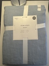M&S 100% pure linen bedding