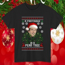 Funny Christmas T-Shirt A Partridge In A Pear Tree Ugly Xmas Holiday Tee Top