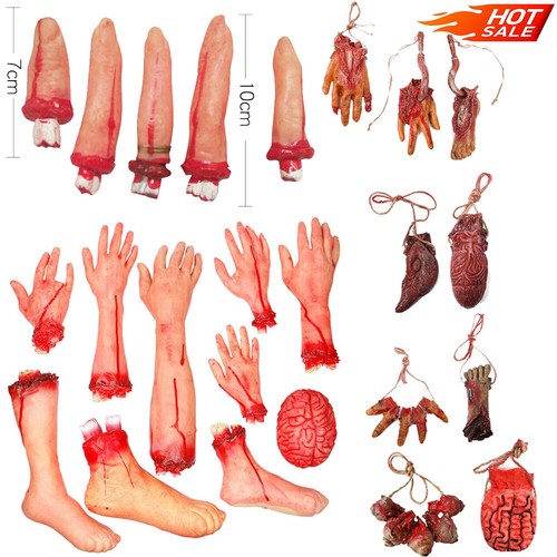 Halloween fake body parts - body,