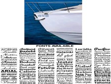 300MM 0.3M BOAT NAME SSR GRAPHICS STICKERS DECALS CUSTOM JETSKI CARAVAN CAR