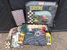Triang Scalextric GP1 Set with pair of Lotus 1961 Cars . 3rd Edition Catalogue
