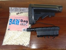 Airsoft Retractable Stock + Free Bag of BBs