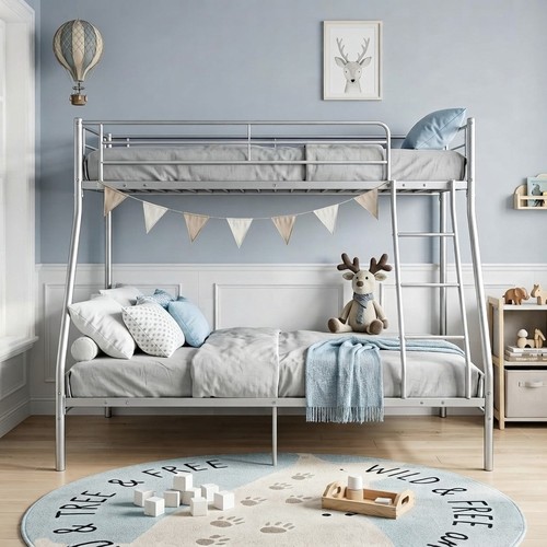 Durable metal triple bunk bed - triple,