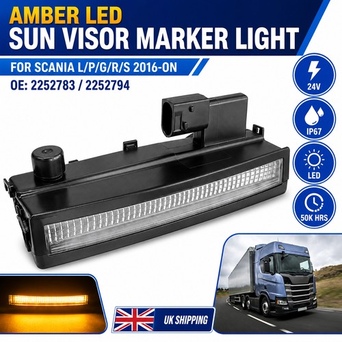 Led sun visor top roof - top,