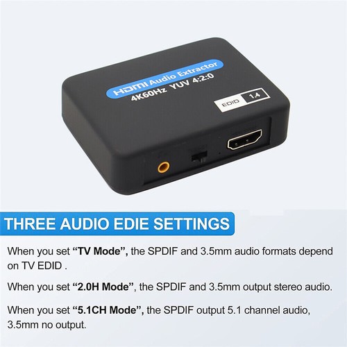 Hdmi extractor - 4k,