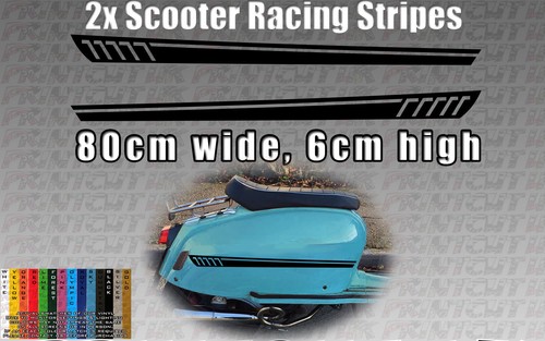 Scooter racing stripes - racing,