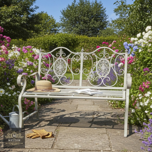 Summer garden bench metal - summer,