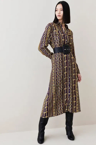 Karen millen chain scarf print - chain,