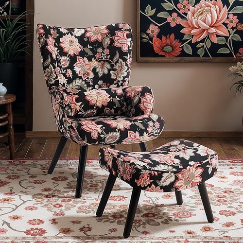 Patchwork chair accent - patchwork, chair,accent