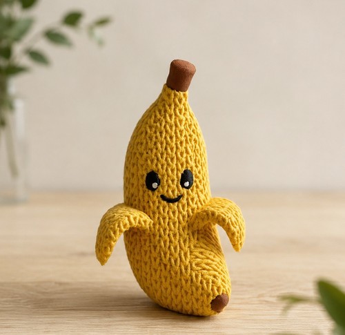 Cute banana cake - cake, topper