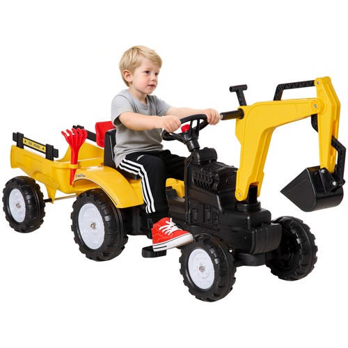 Homcom kids pedal - kids,