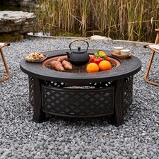 Large Outdoor Fire Pit Round