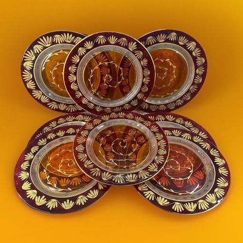 Hand spun painted glass - hand,
