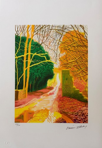 David hockney the arrival - david,