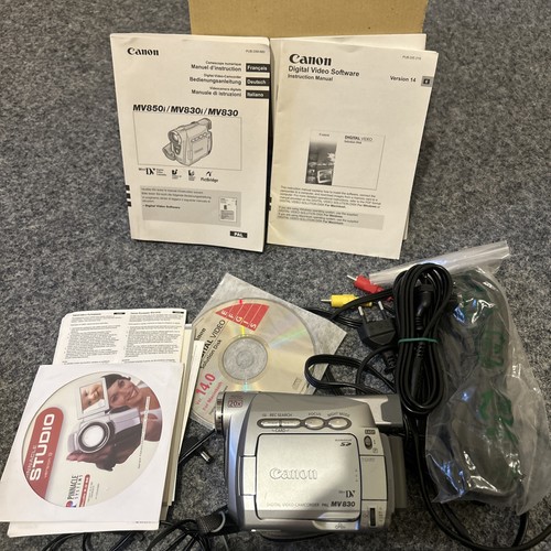 Canon mv830 handheld pal - canon,