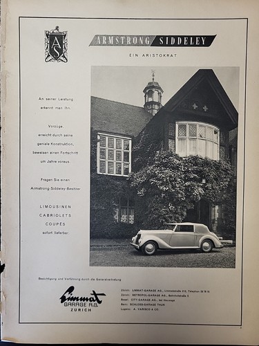 Armstrong siddeley 1947 print - 1947,
