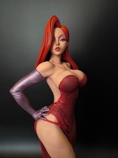Painted Jessica Rabbit Statue