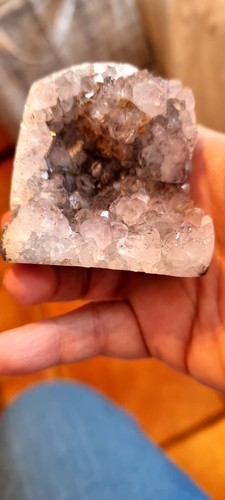Black amethyst with - black, citrine