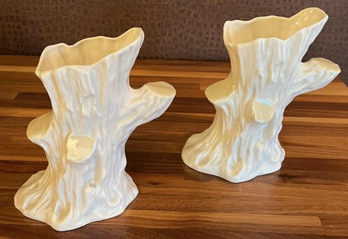 Vintage belleek vases irish - 2,