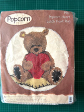 POPCORN HEART Latch Hook Rug