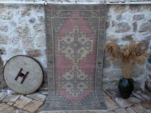 Vintage pale pink wool turkish - vintage,