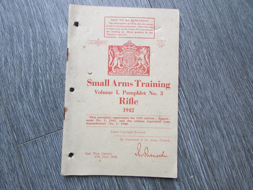 Small arms training vol - arms,