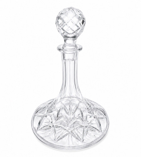Crystal cut glass decanter - cut,