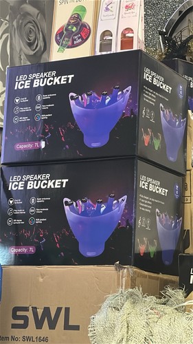 Led ice bucket bluetooth - ice,