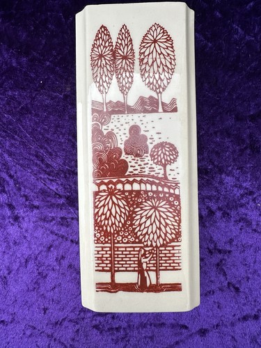 Vtg radiator ceramic tray - ceramic,