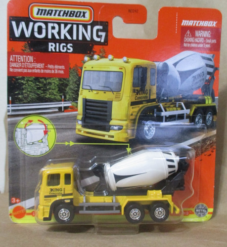 Matchbox working rigs cement - working,