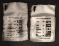 100 x Plastic COIN BAGS No