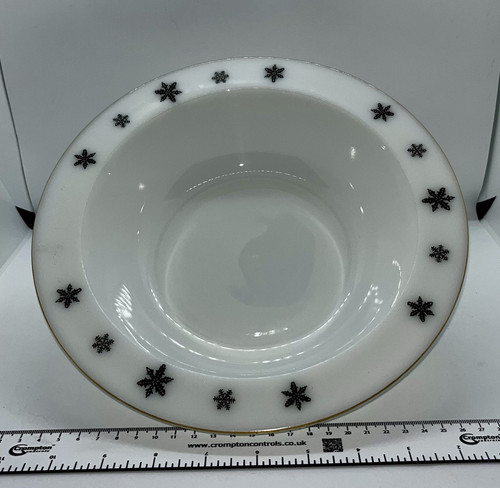 Jaj pyrex snowflake black - snowflake, on