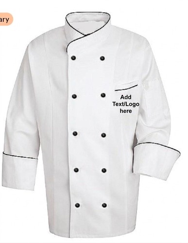 Personalised chef coat jacket - personalised,