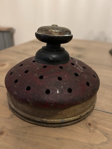 Antique solid brass - antique, enamelled