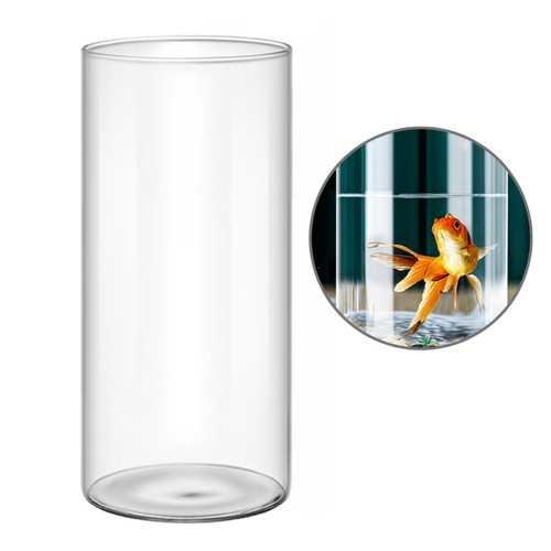 Modern clear glass flower - glass, vase