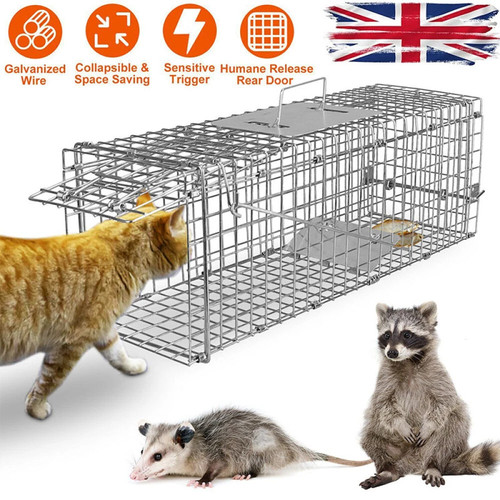 Live animal cage trap heavy - live,